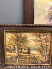 MaxSold Auction: A Group of 3 Art Paintings  - Cranston (Rhode Island, USA) PARTNER MANAGED Downsizing Online Auction - Elmwood Avenue