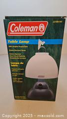 MaxSold Auction: Coleman Table Lamp - Riverview (Florida, USA) SELLER MANAGED Downsizing Online Auction - Holly Heath Drive