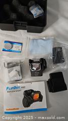 MaxSold Auction: FlipDot Pro Green Dot Reflex Sight - Riverview (Florida, USA) SELLER MANAGED Downsizing Online Auction - Holly Heath Drive