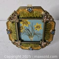 MaxSold Auction: Jay Strongwater Enamel Swarvorski Frame - Riverview (Florida, USA) SELLER MANAGED Downsizing Online Auction - Holly Heath Drive