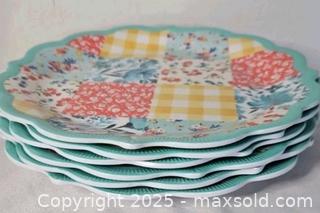 MaxSold Auction: Lot of 6 Pioneer Woman Melamine Plates - Riverview (Florida, USA) SELLER MANAGED Downsizing Online Auction - Holly Heath Drive