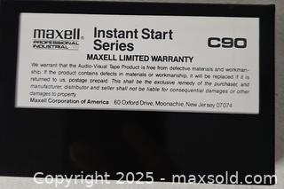 MaxSold Auction: Maxell C90 Industrial Series Cassettes - Riverview (Florida, USA) SELLER MANAGED Downsizing Online Auction - Holly Heath Drive