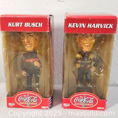 MaxSold Auction: Pair Of Mini Coca-Cola Nascar Bobblehead - Riverview (Florida, USA) SELLER MANAGED Downsizing Online Auction - Holly Heath Drive