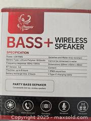 MaxSold Auction: Phoenix Portable Wireless Speaker - Riverview (Florida, USA) SELLER MANAGED Downsizing Online Auction - Holly Heath Drive