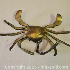 MaxSold Auction: Small Vintage Brass Crab - Riverview (Florida, USA) SELLER MANAGED Downsizing Online Auction - Holly Heath Drive