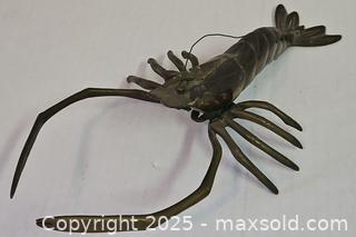 MaxSold Auction: Vintage Brass Lobster - Riverview (Florida, USA) SELLER MANAGED Downsizing Online Auction - Holly Heath Drive
