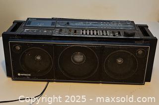 MaxSold Auction: Vintage Hitachi Boombox - Riverview (Florida, USA) SELLER MANAGED Downsizing Online Auction - Holly Heath Drive
