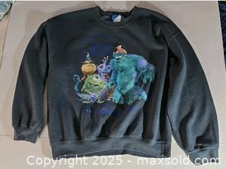 MaxSold Auction: Vtg Monsters Inc Movie Promo Sweatshirt  - Riverview (Florida, USA) SELLER MANAGED Downsizing Online Auction - Holly Heath Drive