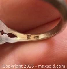 MaxSold Auction: 3 sterling silver rings  - Markham (Ontario, Canada) SELLER MANAGED Downsizing Online Auction - Loring Crescent