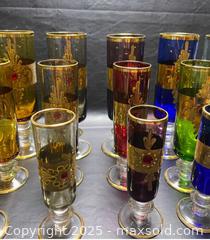 MaxSold Auction: Bohemian liquor decanter set   - Markham (Ontario, Canada) SELLER MANAGED Downsizing Online Auction - Loring Crescent