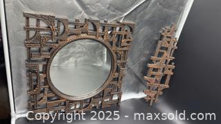 MaxSold Auction: Coppercraft Guild vintage brutalist mirror and a matching wall art piece - Markham (Ontario, Canada) SELLER MANAGED Downsizing Online Auction - Loring Crescent