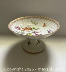 MaxSold Auction: Dresden footed bowl - Markham (Ontario, Canada) SELLER MANAGED Downsizing Online Auction - Loring Crescent