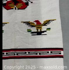 MaxSold Auction: Hand woven aztec rug  - Markham (Ontario, Canada) SELLER MANAGED Downsizing Online Auction - Loring Crescent