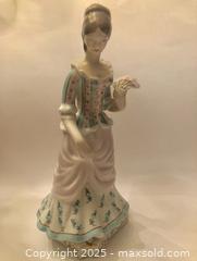 MaxSold Auction: Hollohaza lady figurine with fan  - Markham (Ontario, Canada) SELLER MANAGED Downsizing Online Auction - Loring Crescent