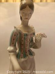 MaxSold Auction: Hollohaza lady figurine with fan  - Markham (Ontario, Canada) SELLER MANAGED Downsizing Online Auction - Loring Crescent