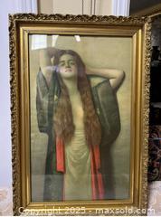 MaxSold Auction: Max Nonnenbruch art in gilt frame  - Markham (Ontario, Canada) SELLER MANAGED Downsizing Online Auction - Loring Crescent