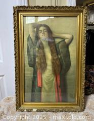 MaxSold Auction: Max Nonnenbruch art in gilt frame  - Markham (Ontario, Canada) SELLER MANAGED Downsizing Online Auction - Loring Crescent