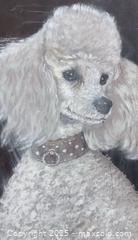 MaxSold Auction: Portrait painting of a white poodle - Markham (Ontario, Canada) SELLER MANAGED Downsizing Online Auction - Loring Crescent