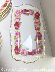 MaxSold Auction: Royal Albert old english rose plate set  - Markham (Ontario, Canada) SELLER MANAGED Downsizing Online Auction - Loring Crescent