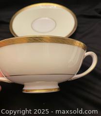 MaxSold Auction: Royal Chelsea bone china soup bowl with saucer & bread plate - Markham (Ontario, Canada) SELLER MANAGED Downsizing Online Auction - Loring Crescent