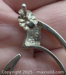 MaxSold Auction: Sterling Silver abstract earrings  - Markham (Ontario, Canada) SELLER MANAGED Downsizing Online Auction - Loring Crescent