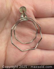 MaxSold Auction: Sterling Silver double hoop earrings  - Markham (Ontario, Canada) SELLER MANAGED Downsizing Online Auction - Loring Crescent