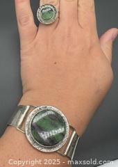 MaxSold Auction: Sterling Silver Modernist Brutalist Bracelet With Ring  - Markham (Ontario, Canada) SELLER MANAGED Downsizing Online Auction - Loring Crescent