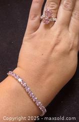 MaxSold Auction: Sterling silver tennis bracelet &#38; ring  - Markham (Ontario, Canada) SELLER MANAGED Downsizing Online Auction - Loring Crescent