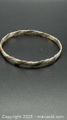 MaxSold Auction: Sterling silver twisted bangle - Markham (Ontario, Canada) SELLER MANAGED Downsizing Online Auction - Loring Crescent