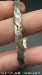 MaxSold Auction: Sterling silver twisted bangle - Markham (Ontario, Canada) SELLER MANAGED Downsizing Online Auction - Loring Crescent