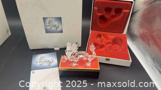 MaxSold Auction: Swarovski dragon with box, certificate, stand - Markham (Ontario, Canada) SELLER MANAGED Downsizing Online Auction - Loring Crescent
