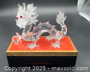 MaxSold Auction: Swarovski dragon with box, certificate, stand - Markham (Ontario, Canada) SELLER MANAGED Downsizing Online Auction - Loring Crescent