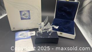 MaxSold Auction: Swarovski pegasus with box, certificate and stand  - Markham (Ontario, Canada) SELLER MANAGED Downsizing Online Auction - Loring Crescent