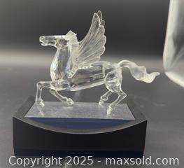 MaxSold Auction: Swarovski pegasus with box, certificate and stand  - Markham (Ontario, Canada) SELLER MANAGED Downsizing Online Auction - Loring Crescent