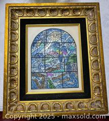 MaxSold Auction: Tribe of Simeon&#34; stained-glass window by Marc Chagall - Markham (Ontario, Canada) SELLER MANAGED Downsizing Online Auction - Loring Crescent