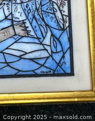 MaxSold Auction: Tribe of Simeon&#34; stained-glass window by Marc Chagall - Markham (Ontario, Canada) SELLER MANAGED Downsizing Online Auction - Loring Crescent