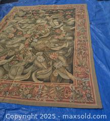MaxSold Auction: Vintage Aubusson area rug  - Markham (Ontario, Canada) SELLER MANAGED Downsizing Online Auction - Loring Crescent