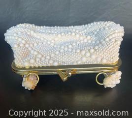 MaxSold Auction: Vintage white beaded evening bag - Markham (Ontario, Canada) SELLER MANAGED Downsizing Online Auction - Loring Crescent