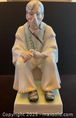 MaxSold Auction: Zsolnay Hungary Old Man Wood Carver/Bacon Man Porcelain Figurine Large - Markham (Ontario, Canada) SELLER MANAGED Downsizing Online Auction - Loring Crescent
