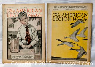 MaxSold Auction: 1924 AMERICAN LEGION MAGAZINES - Kingston (Ontario, Canada) SELLER MANAGED Downsizing Online Auction - Rosemund Crescent