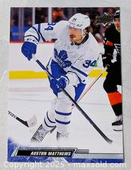 MaxSold Auction: 2023 AUSTON MATTHEWS UPPER DECK HOCKEY CARD - Kingston (Ontario, Canada) SELLER MANAGED Downsizing Online Auction - Rosemund Crescent