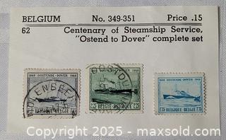 MaxSold Auction: BELGIUM STEAMSHIP STAMPS - Kingston (Ontario, Canada) SELLER MANAGED Downsizing Online Auction - Rosemund Crescent