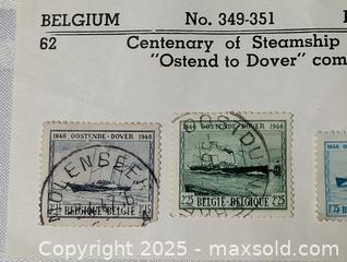 MaxSold Auction: BELGIUM STEAMSHIP STAMPS - Kingston (Ontario, Canada) SELLER MANAGED Downsizing Online Auction - Rosemund Crescent