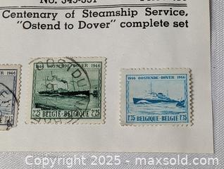 MaxSold Auction: BELGIUM STEAMSHIP STAMPS - Kingston (Ontario, Canada) SELLER MANAGED Downsizing Online Auction - Rosemund Crescent