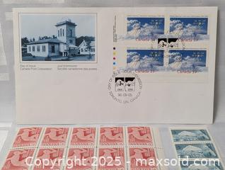 MaxSold Auction: CANADIAN STAMP LOT AND FIRST DAY ISSUE STAMPED ENVELOPE - Kingston (Ontario, Canada) SELLER MANAGED Downsizing Online Auction - Rosemund Crescent