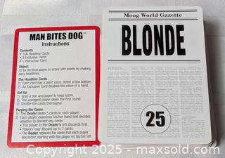 MaxSold Auction: MAN BITES DOG CARD GAME - Kingston (Ontario, Canada) SELLER MANAGED Downsizing Online Auction - Rosemund Crescent