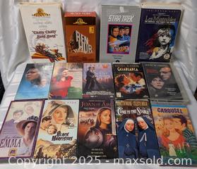 MaxSold Auction: MIXED LOT OF VHS MOVIES - Kingston (Ontario, Canada) SELLER MANAGED Downsizing Online Auction - Rosemund Crescent