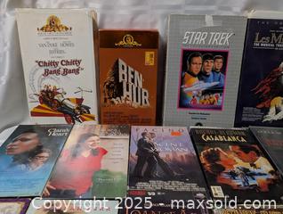 MaxSold Auction: MIXED LOT OF VHS MOVIES - Kingston (Ontario, Canada) SELLER MANAGED Downsizing Online Auction - Rosemund Crescent