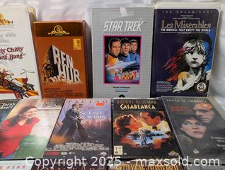 MaxSold Auction: MIXED LOT OF VHS MOVIES - Kingston (Ontario, Canada) SELLER MANAGED Downsizing Online Auction - Rosemund Crescent