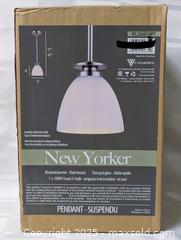 MaxSold Auction: NEW YORKER HANGING PENDANT LIGHT - Kingston (Ontario, Canada) SELLER MANAGED Downsizing Online Auction - Rosemund Crescent